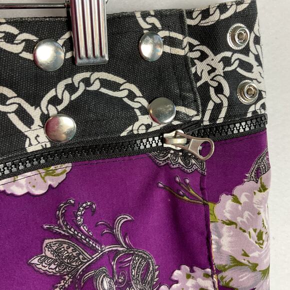 Zand Amsterdam Adjustable Reversible Wrap Skirt Floral Paisley One Size - Picture 5 of 13